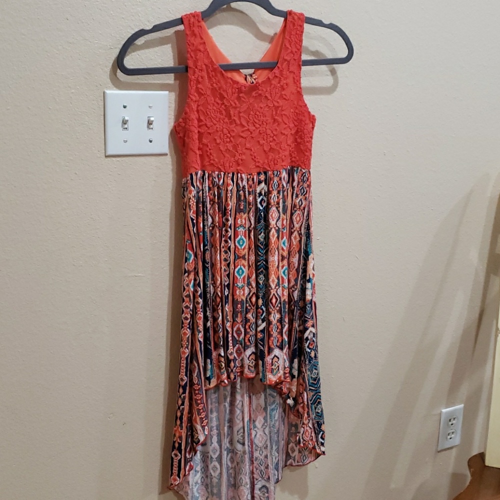 Coral dress